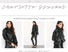 Tablet Screenshot of charlottesjusdal.com